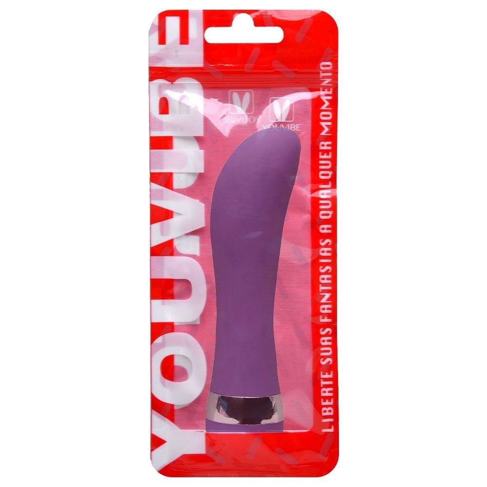 Vibrador Ponto G Aveludado 11,3 X 2,3cm Vipmix