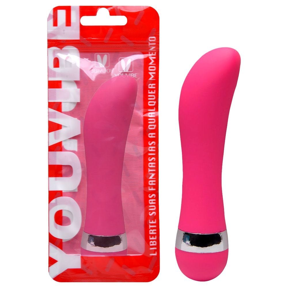 Vibrador Ponto G Aveludado 11,3 X 2,3cm Vipmix
