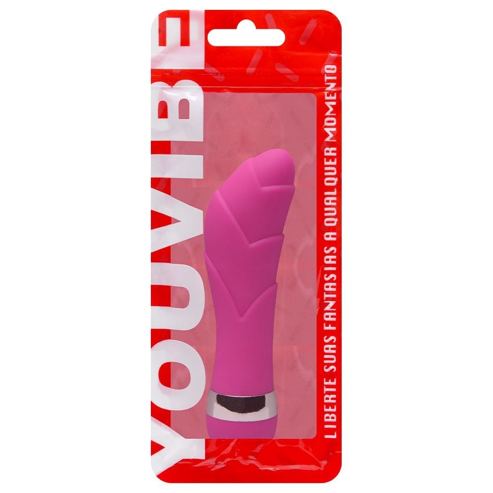 Vibrador Ponto G Aveludado 11,5 X 2,5cm Vipmix