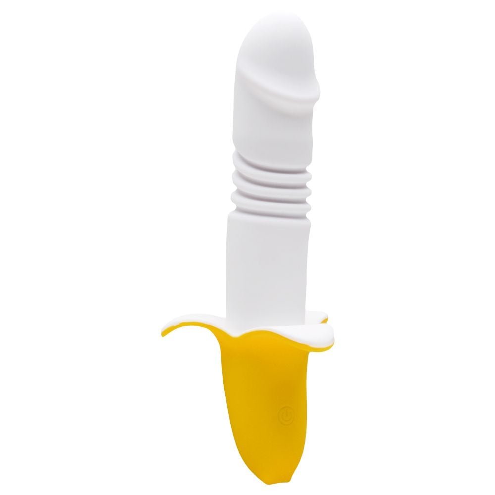 Vibrador Ponto G Banana 12 Modos Vai E Vem Vipmix