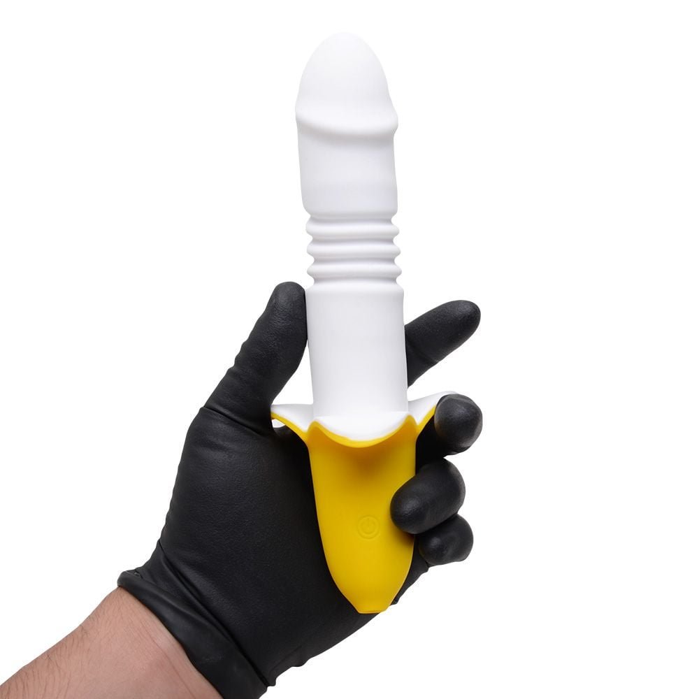 Vibrador Ponto G Banana 12 Modos Vai E Vem Vipmix