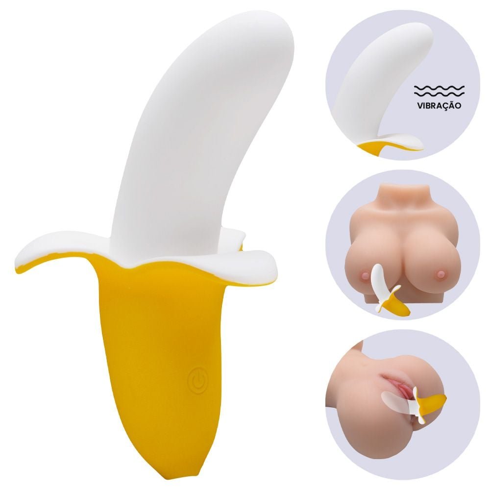Vibrador Ponto G Banana 12 Vibrações Vipmix