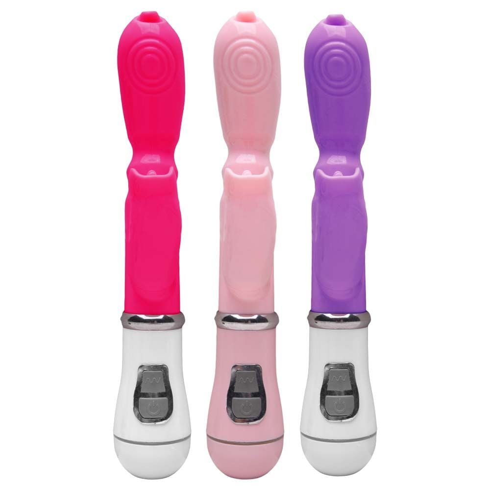 Vibrador Ponto G Clitóris Com Língua 12 Vibro Sexy Import