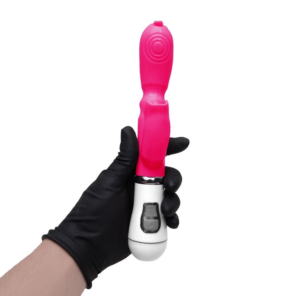 Vibrador Ponto G Clitóris Com Língua 12 Vibro Sexy Import