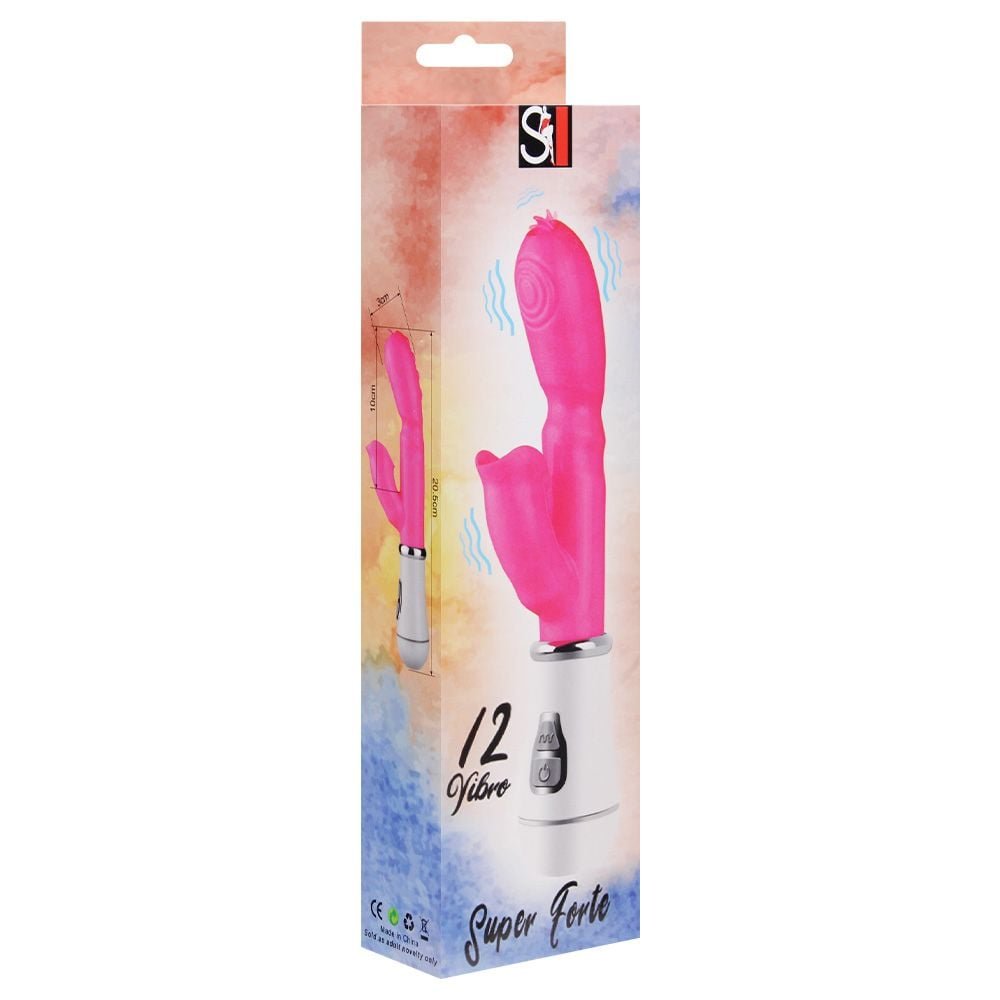 Vibrador Ponto G Clitóris Com Língua 12 Vibro Sexy Import