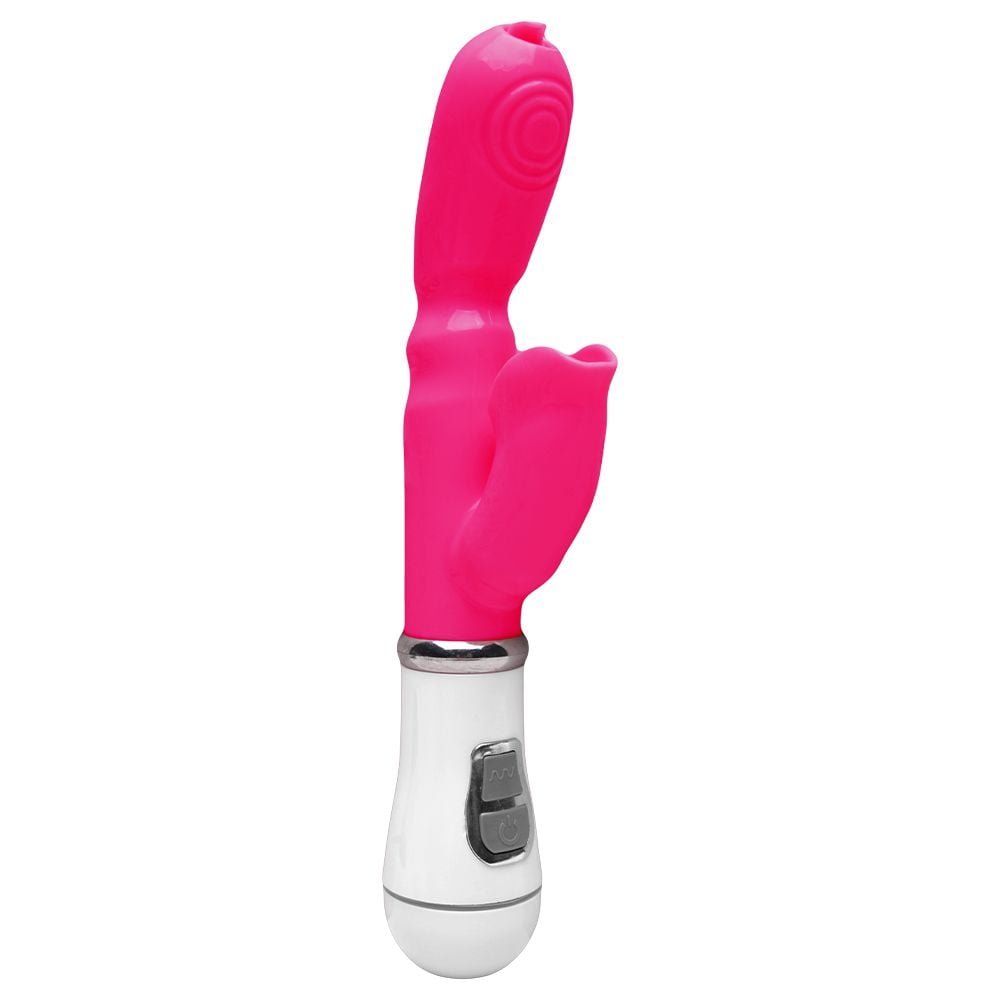 Vibrador Ponto G Clitóris Com Língua 12 Vibro Sexy Import