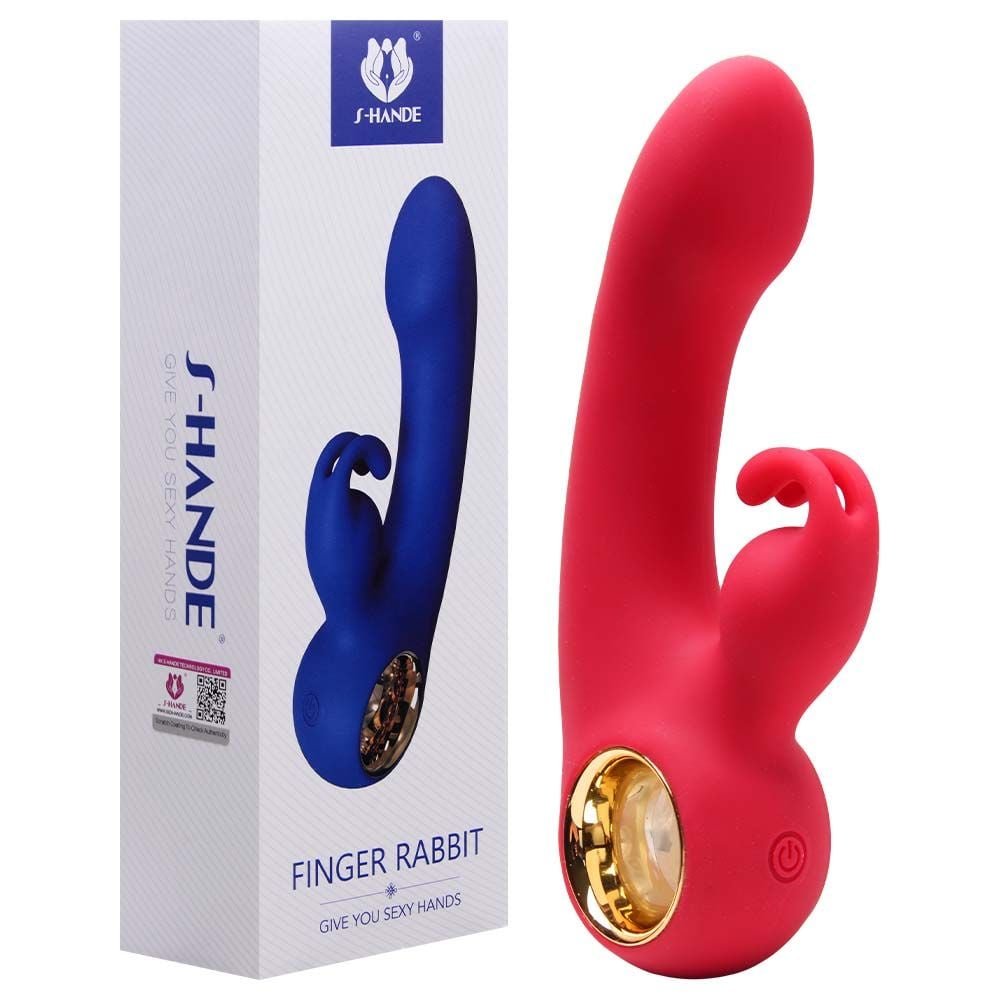 Vibrador Ponto G Clitóris Finger Rabbit S-hande