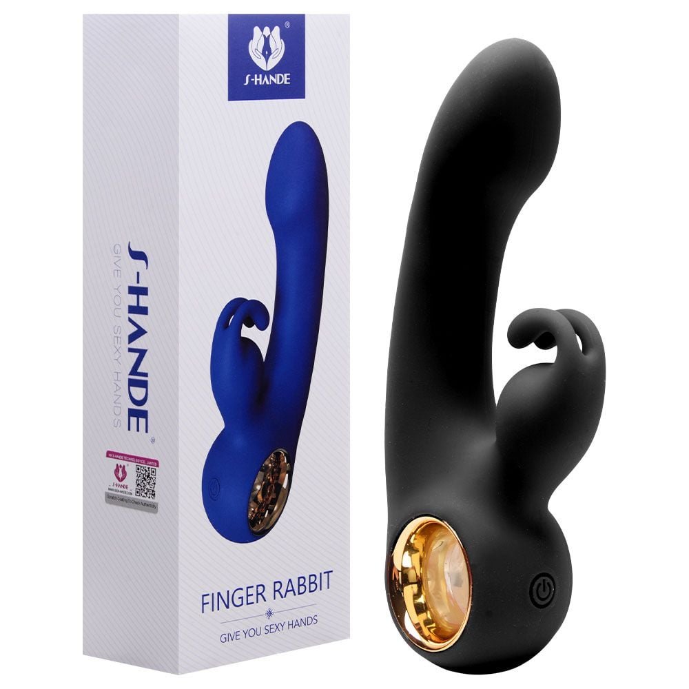 Vibrador Ponto G Clitóris Finger Rabbit S-hande