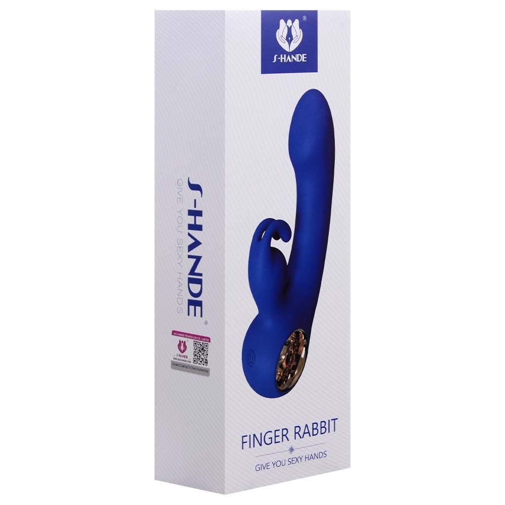 Vibrador Ponto G Clitóris Finger Rabbit S-hande