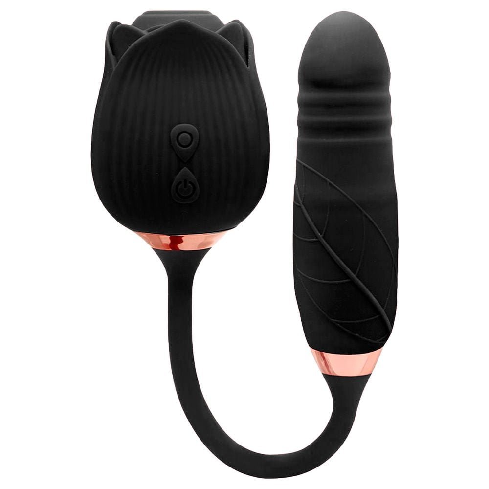 Vibrador Ponto G Clitóris Vai Vem Rosa Sexy Import