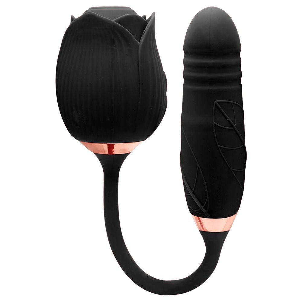 Vibrador Ponto G Clitóris Vai Vem Rosa Sexy Import