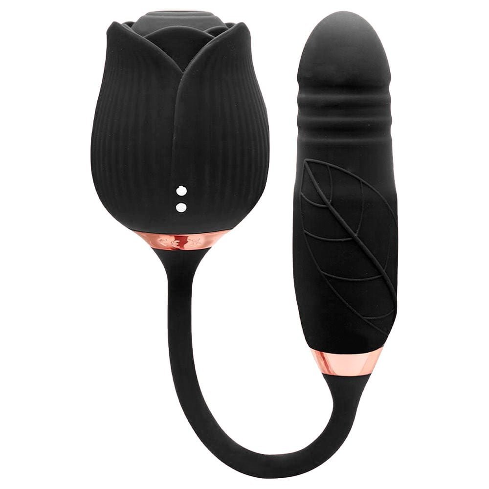 Vibrador Ponto G Clitóris Vai Vem Rosa Sexy Import