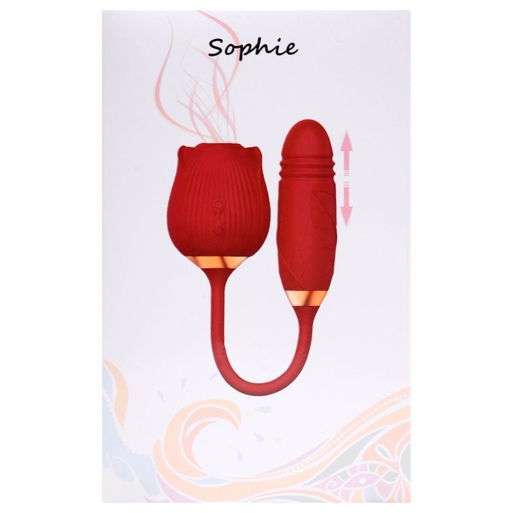 Vibrador Ponto G Clitóris Vai Vem Rosa Sexy Import