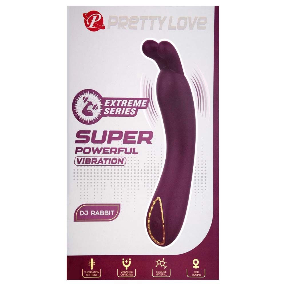 Vibrador Ponto G Coelho 10 Modos Pretty Love Vipmix