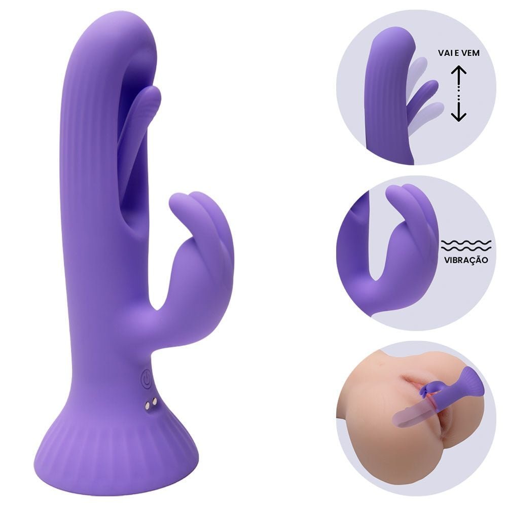 Vibrador Ponto G Coelho Killmoulis Pretty Love Vipmix
