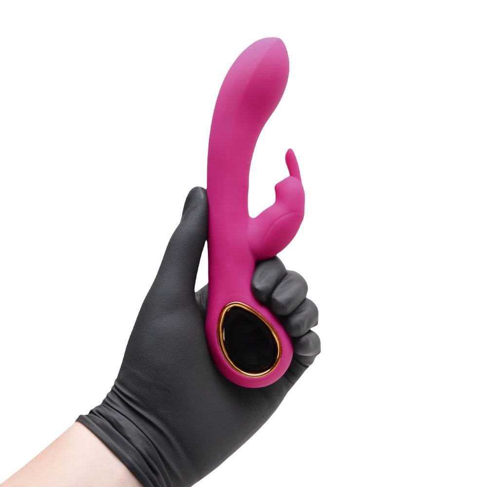 Vibrador Ponto G Com Alça Em Metal Dourado Lealso Vipmix