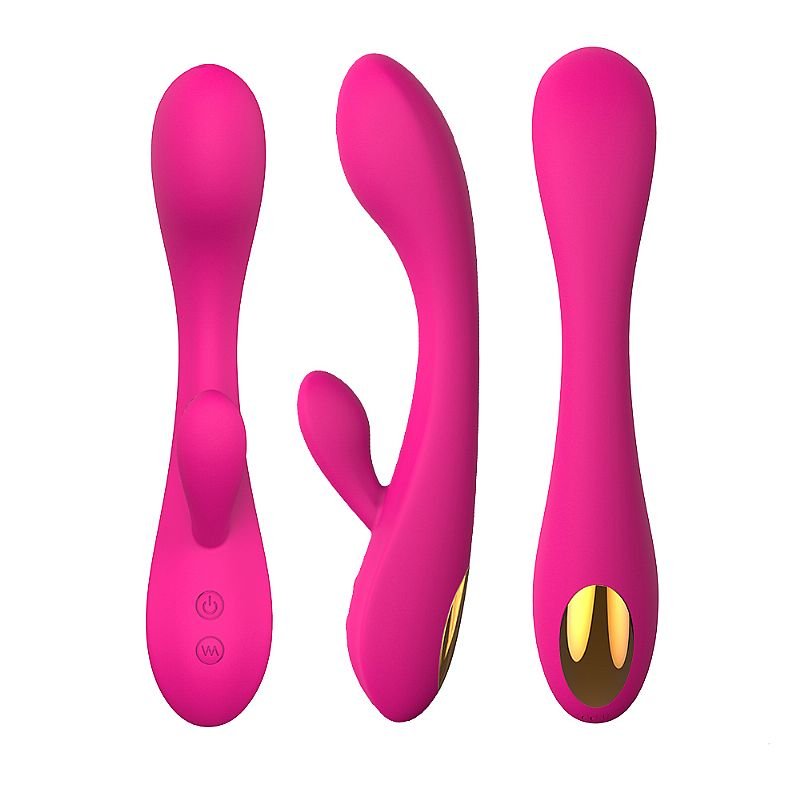 Vibrador Ponto G com Estimulador de Clitóris - Boom - S-Hande