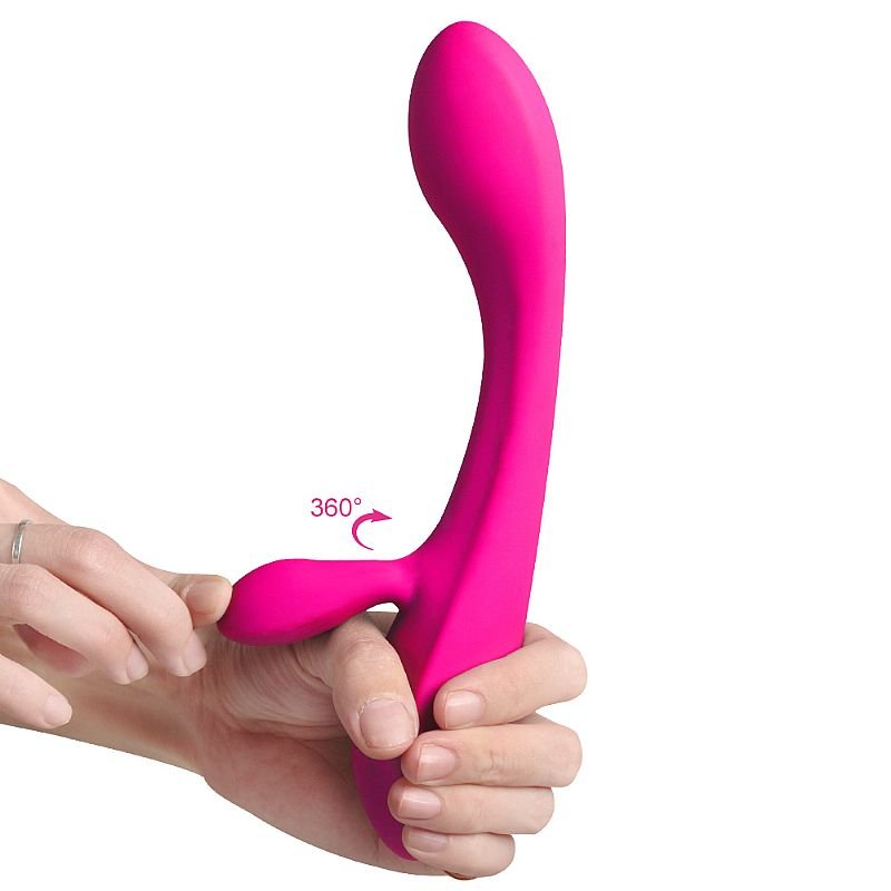 Vibrador Ponto G com Estimulador de Clitóris - Boom - S-Hande