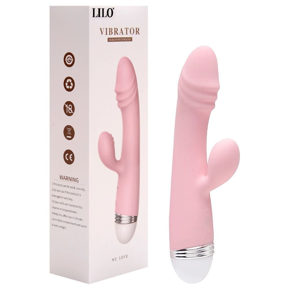 Vibrador Ponto G Com Estimulador Lilo Vipmix