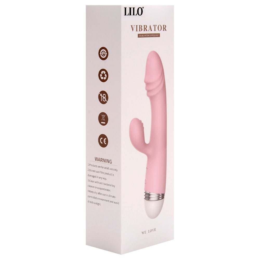 Vibrador Ponto G Com Estimulador Lilo Vipmix