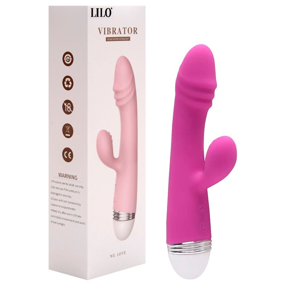 Vibrador Ponto G Com Estimulador Lilo Vipmix