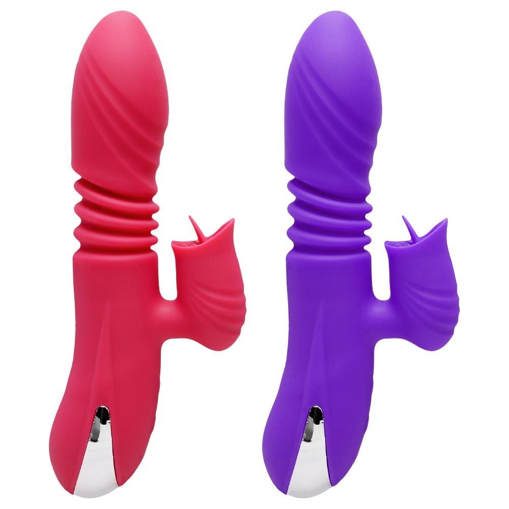 Vibrador Ponto G Com Língua Vai E Vem Lick Sexy Import