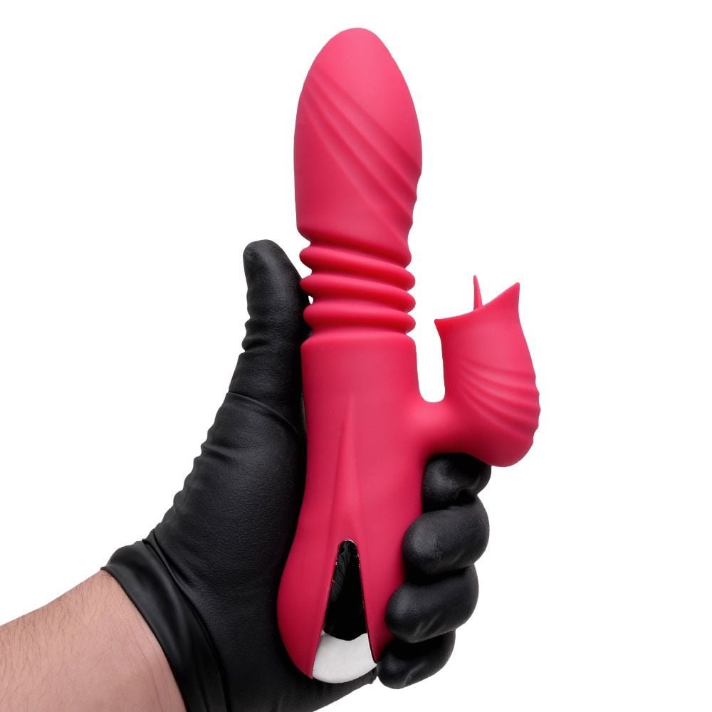 Vibrador Ponto G Com Língua Vai E Vem Lick Sexy Import
