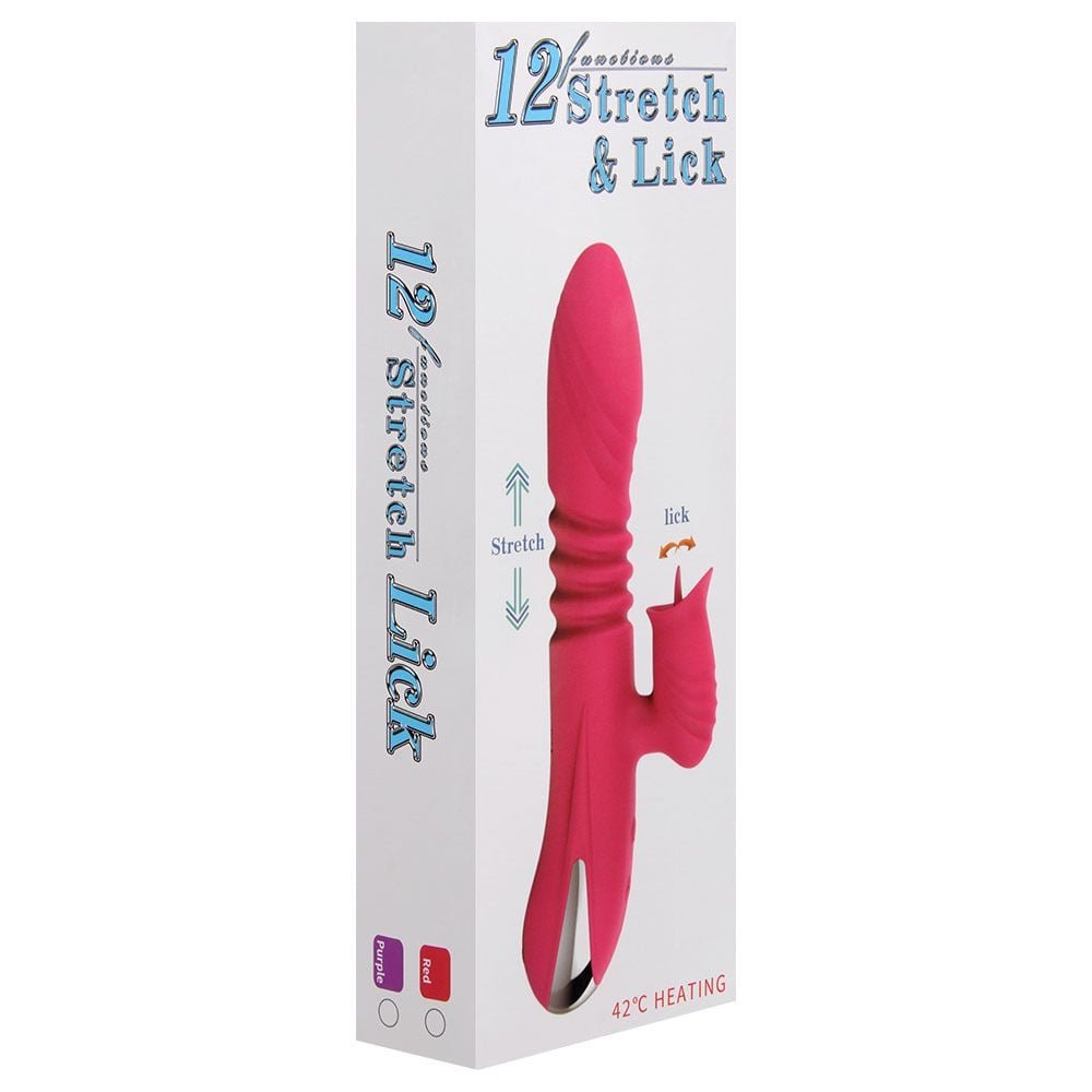 Vibrador Ponto G Com Língua Vai E Vem Lick Sexy Import
