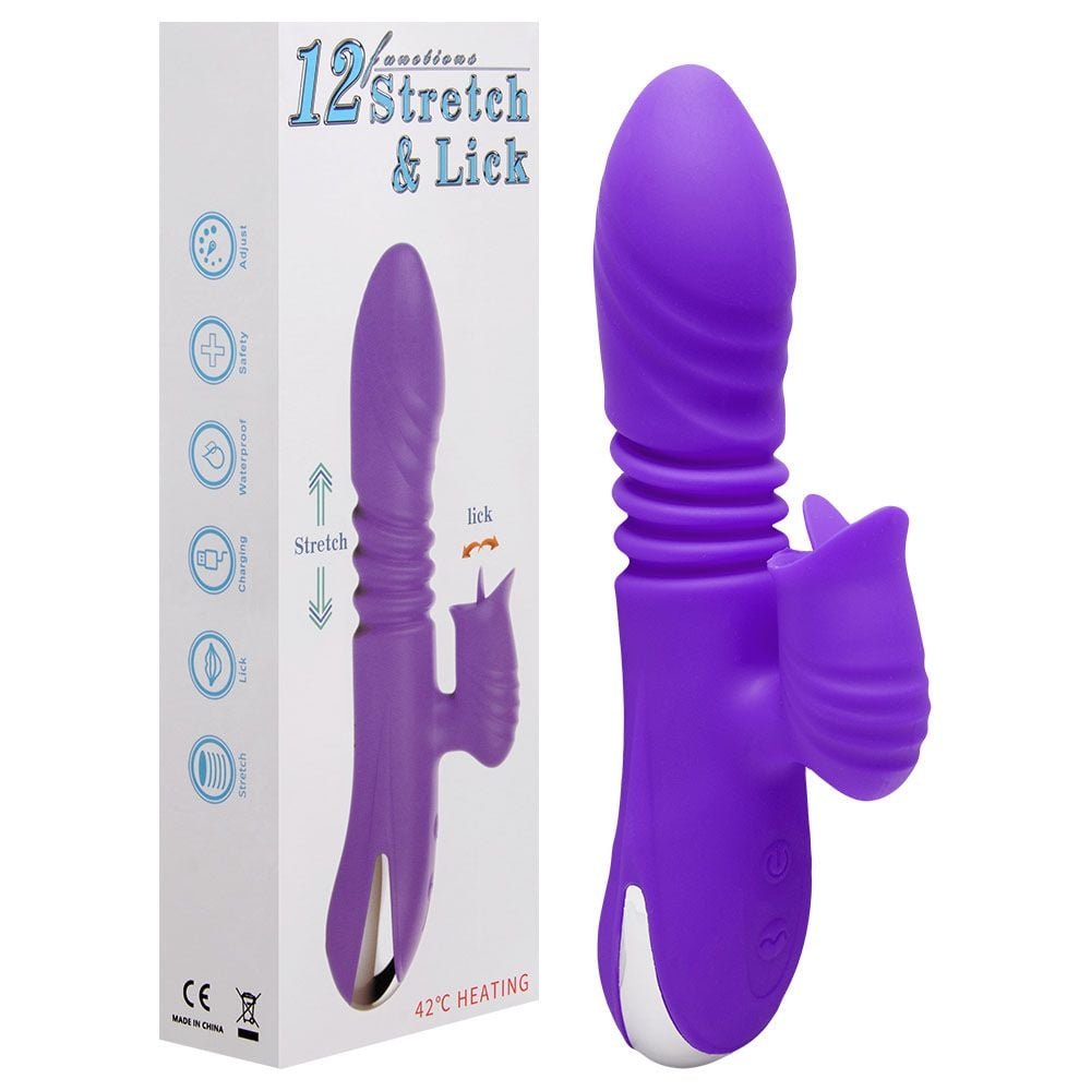 Vibrador Ponto G Com Língua Vai E Vem Lick Sexy Import