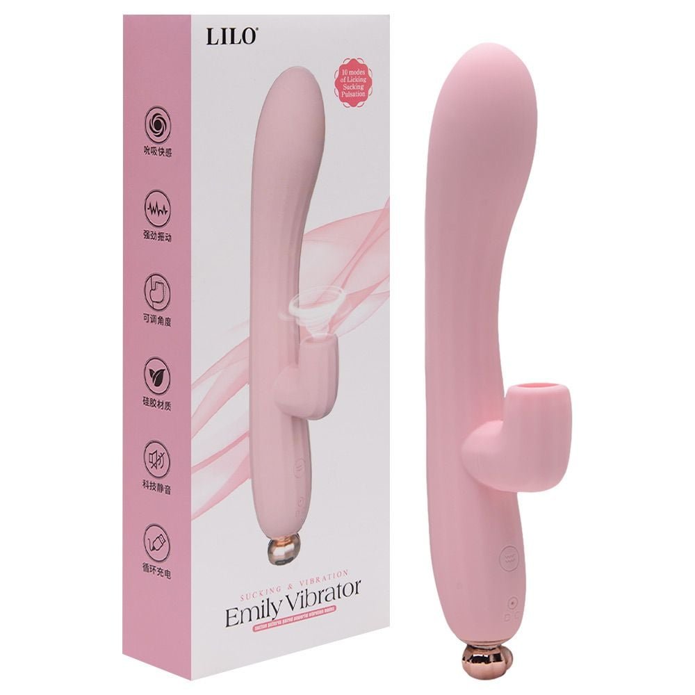 Vibrador Ponto G Com Pulsações Usb Lilo Vipmix