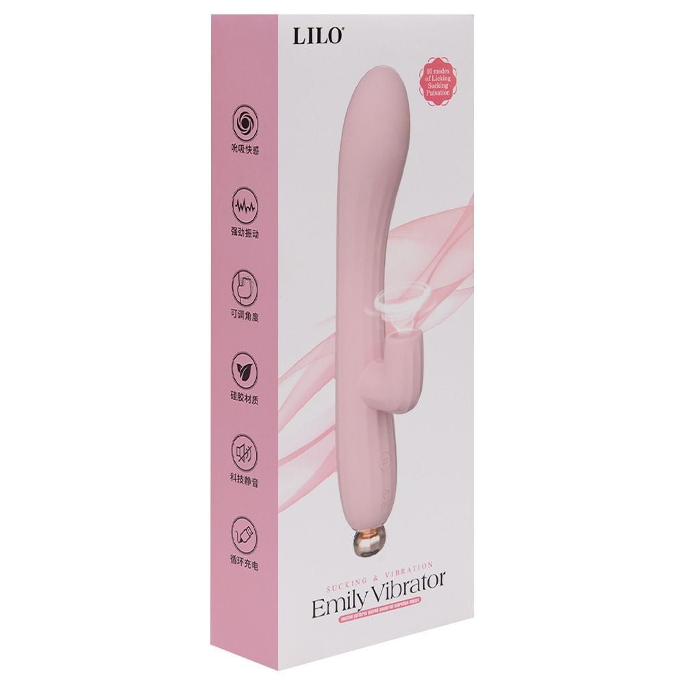 Vibrador Ponto G Com Pulsações Usb Lilo Vipmix