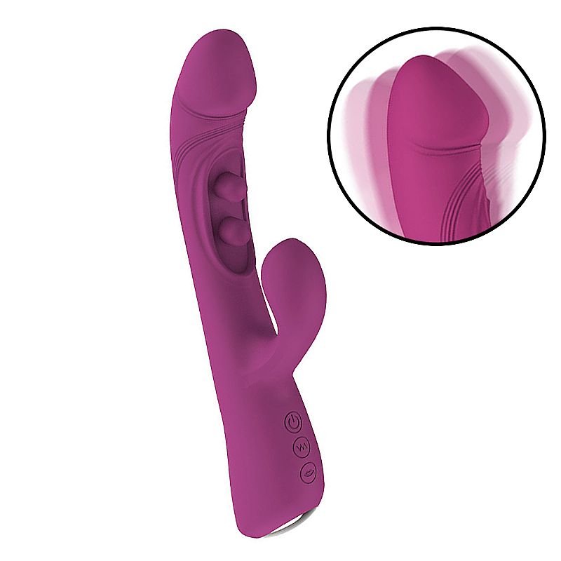 Vibrador Ponto G de Clitóris com Dedilhar - Chiara