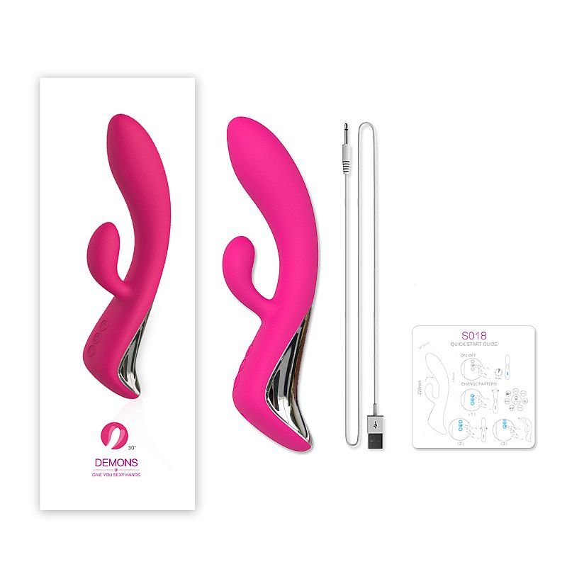 Vibrador Ponto G de Clitóris com Dedilhar / Vem cá - Demons - S-Hande