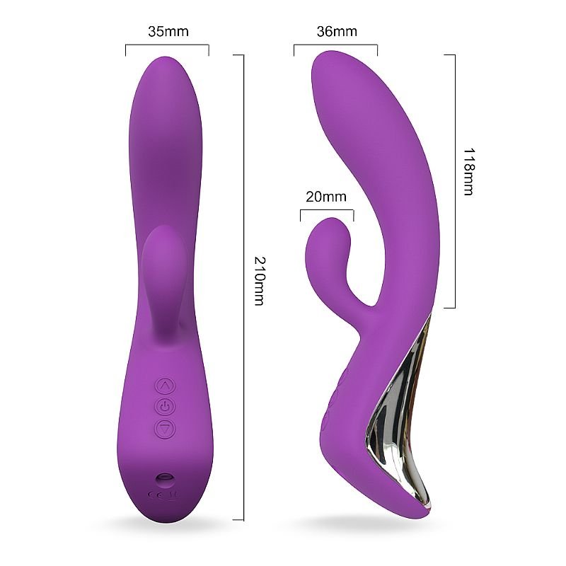 Vibrador Ponto G de Clitóris com Dedilhar / Vem cá - Demons - S-Hande
