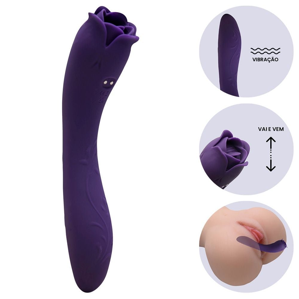 Vibrador Ponto G Duplo Vibro Estimulação Usk Vipmix