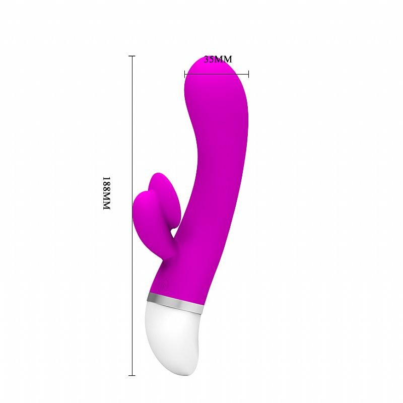Vibrador Ponto G e Clitóris com 30 Vibração - Bert - Pretty Love