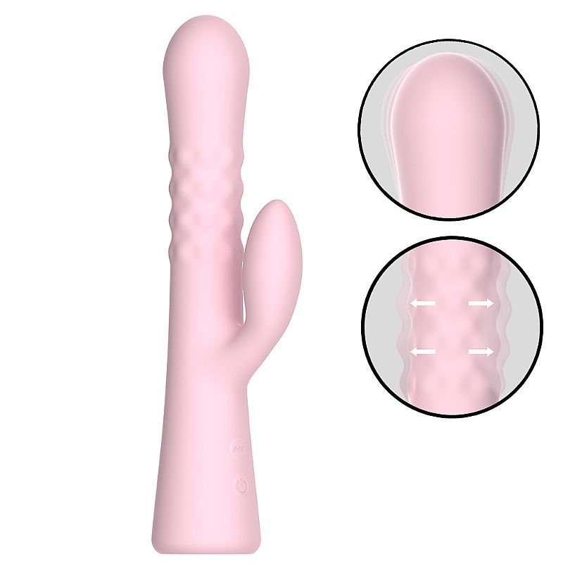 Vibrador Ponto G e clitóris - Inflável no Meio - Miya - SI WINYI