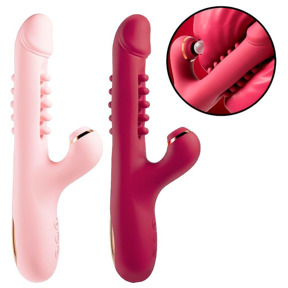Vibrador Ponto G E Clitóris Vai E Vem Lilith Sexy Import