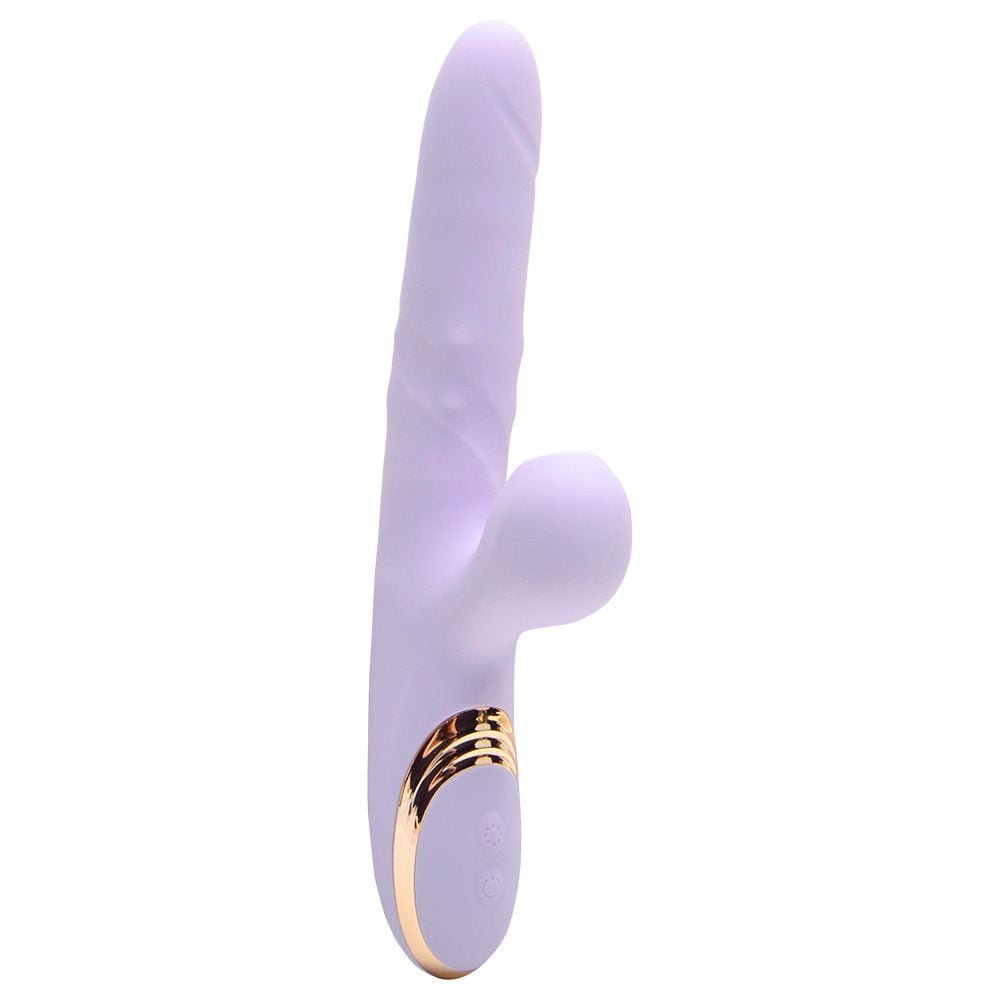 Vibrador Ponto G E Clitóris Vai Vem Anel Sexy Import
