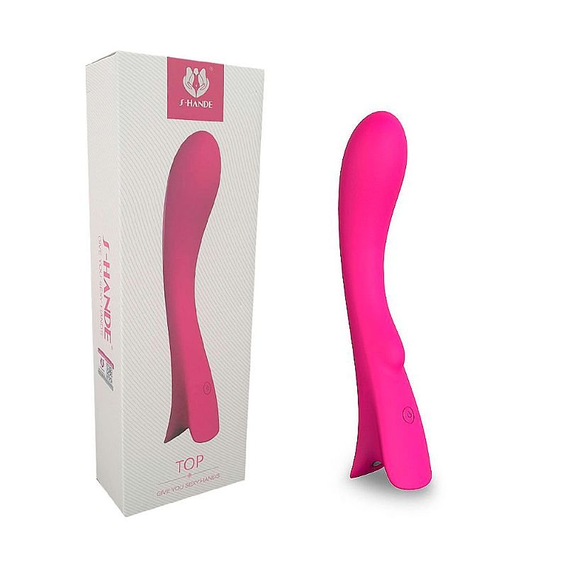 Vibrador Ponto G em Silicone Tops - S-Hande - Roxo
