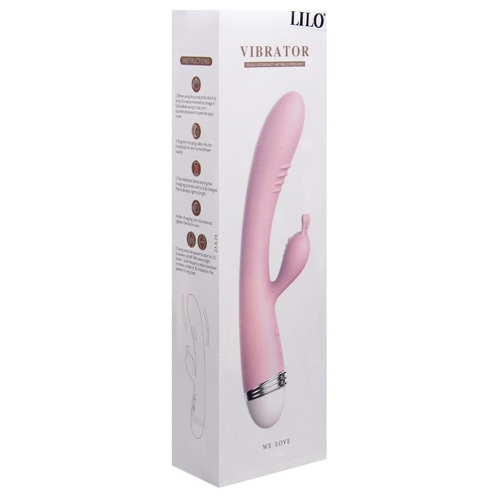 Vibrador Ponto G Estimula Clítoris Usb Lilo Vipmix
