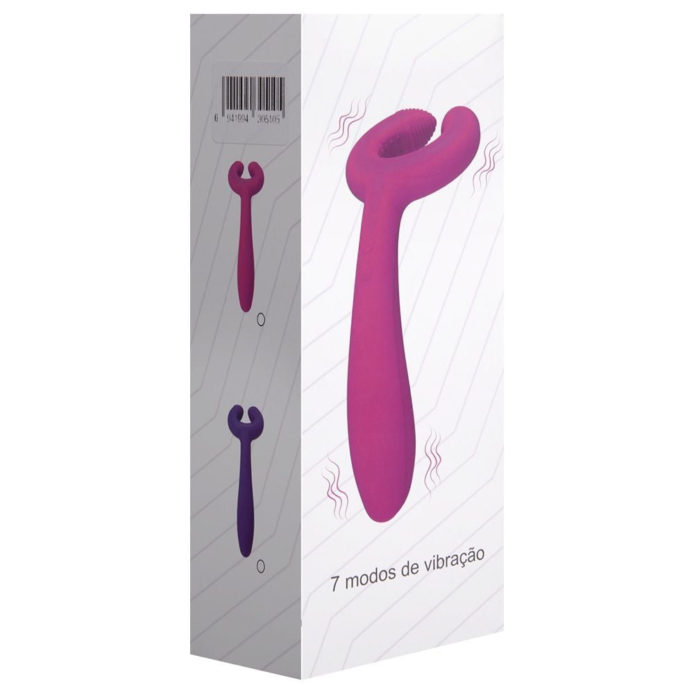 Vibrador Ponto G Estimulador Mamilos Sexy Import