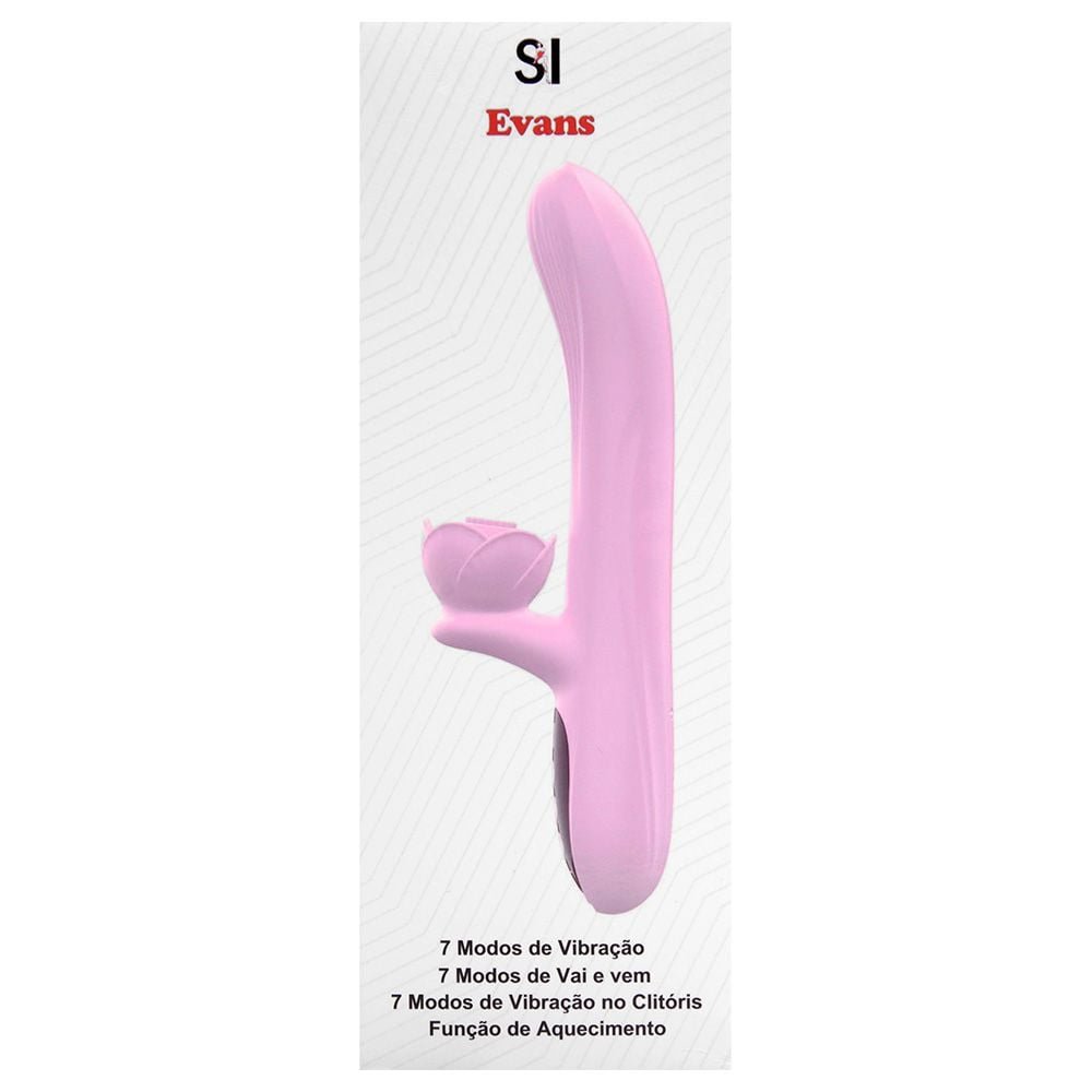 Vibrador Ponto G Evans Aquecimento Sexy Import