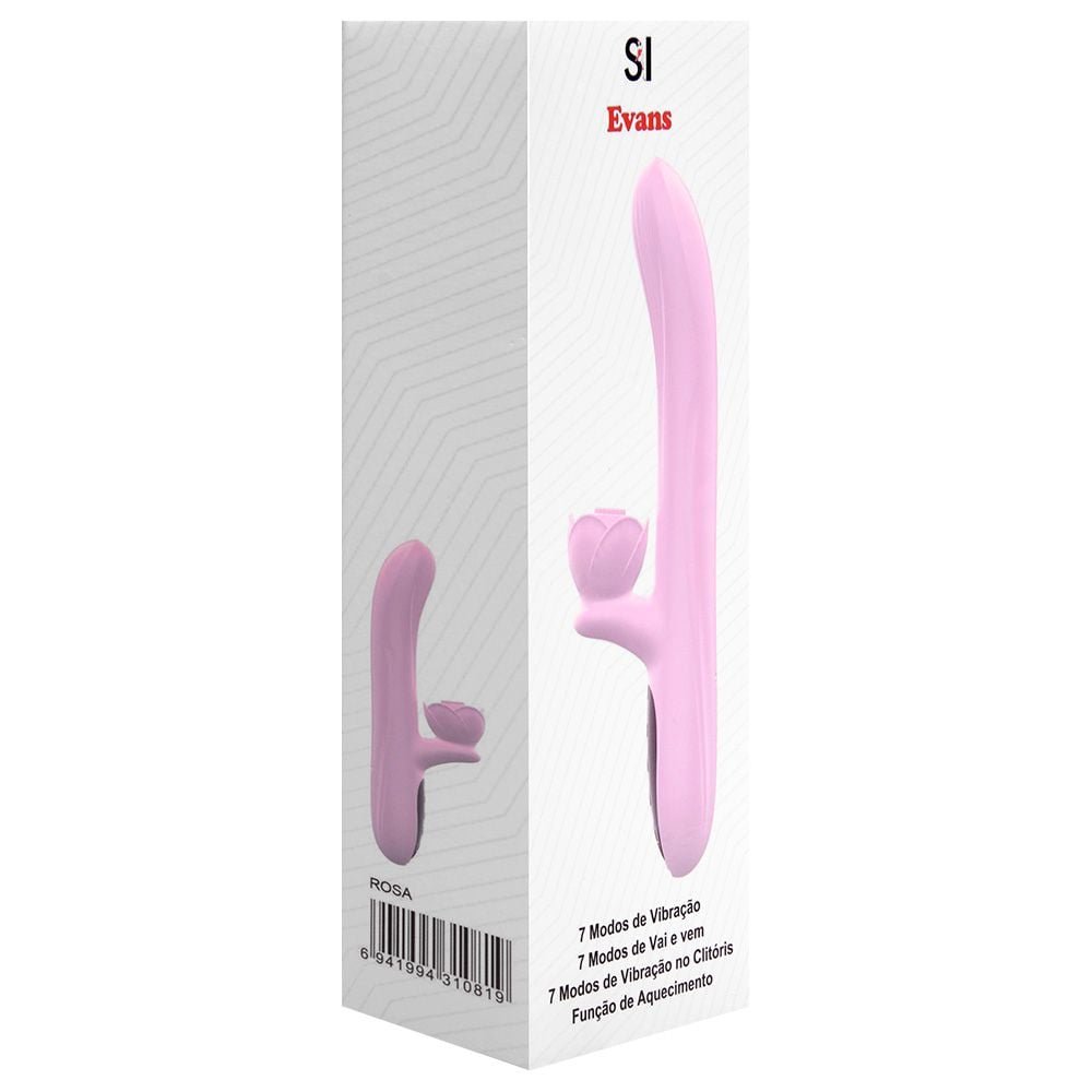 Vibrador Ponto G Evans Aquecimento Sexy Import
