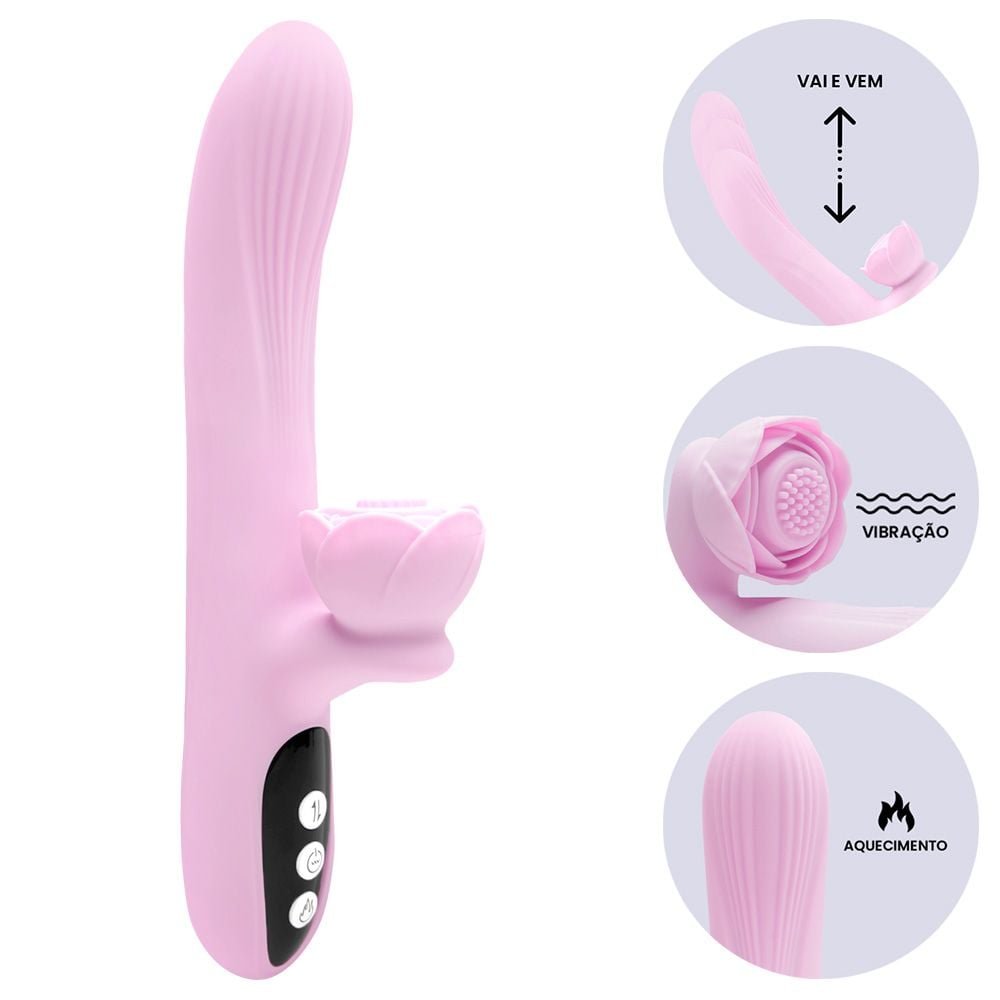 Vibrador Ponto G Evans Aquecimento Sexy Import
