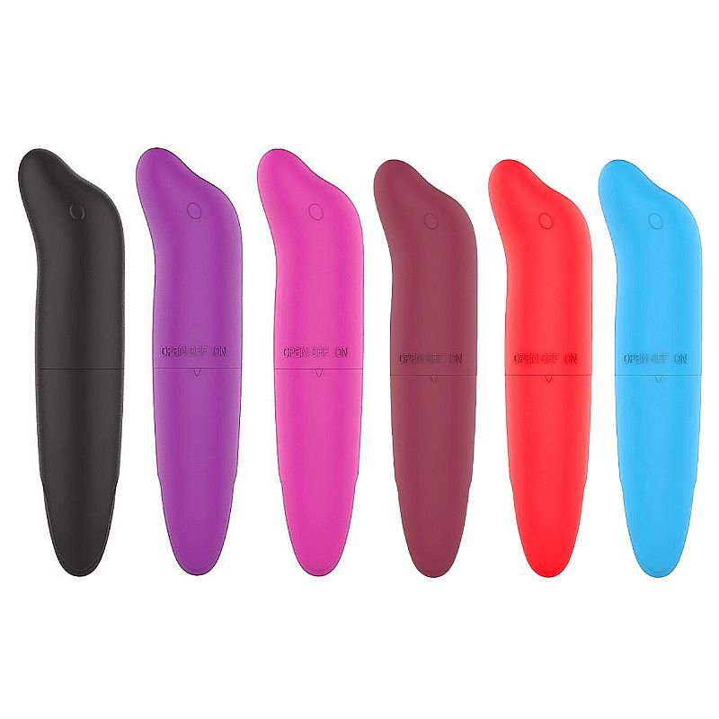 Vibrador Ponto G Golfinho - Liso - Vinho