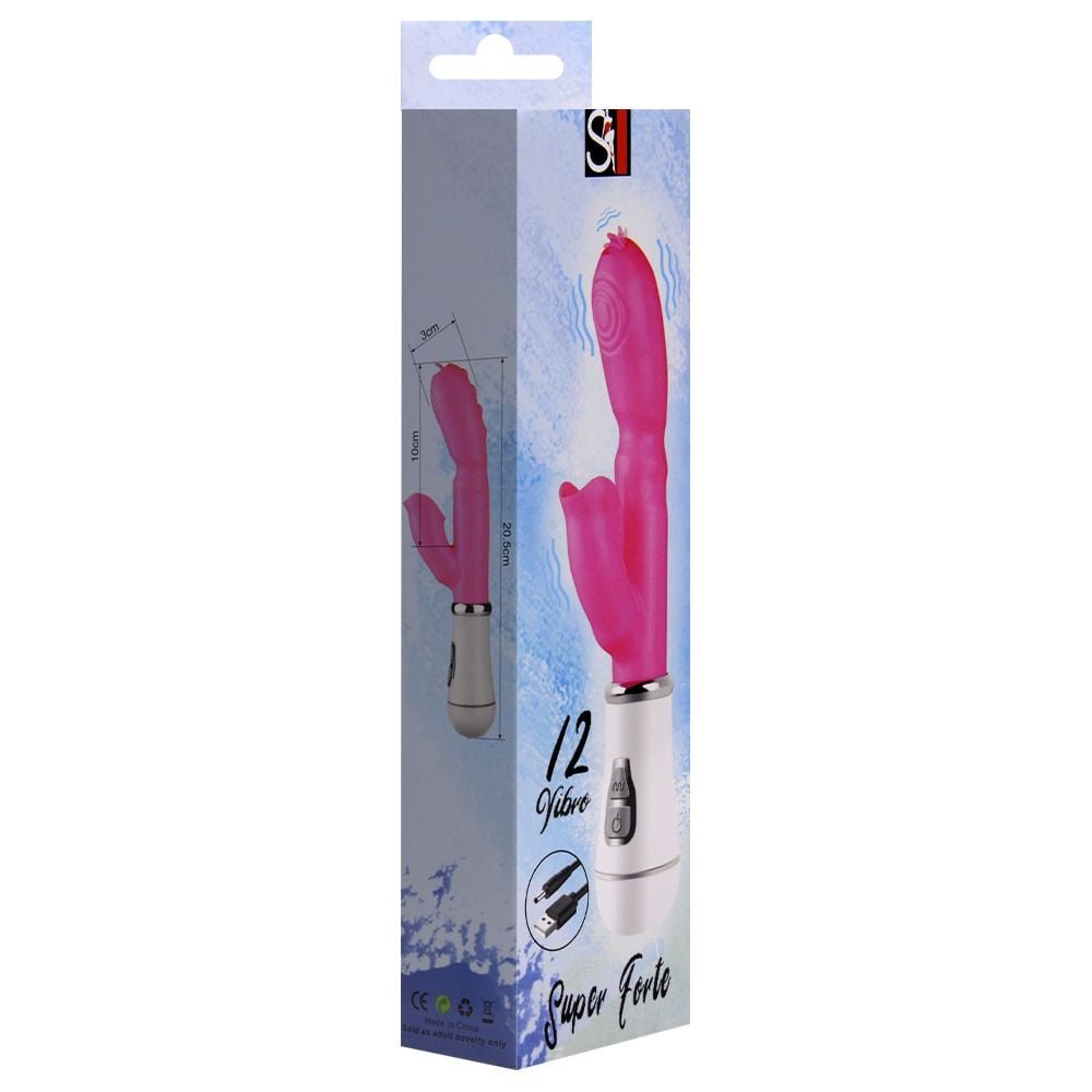 Vibrador Ponto G Jelly 12 Modos Usb Sexy Import