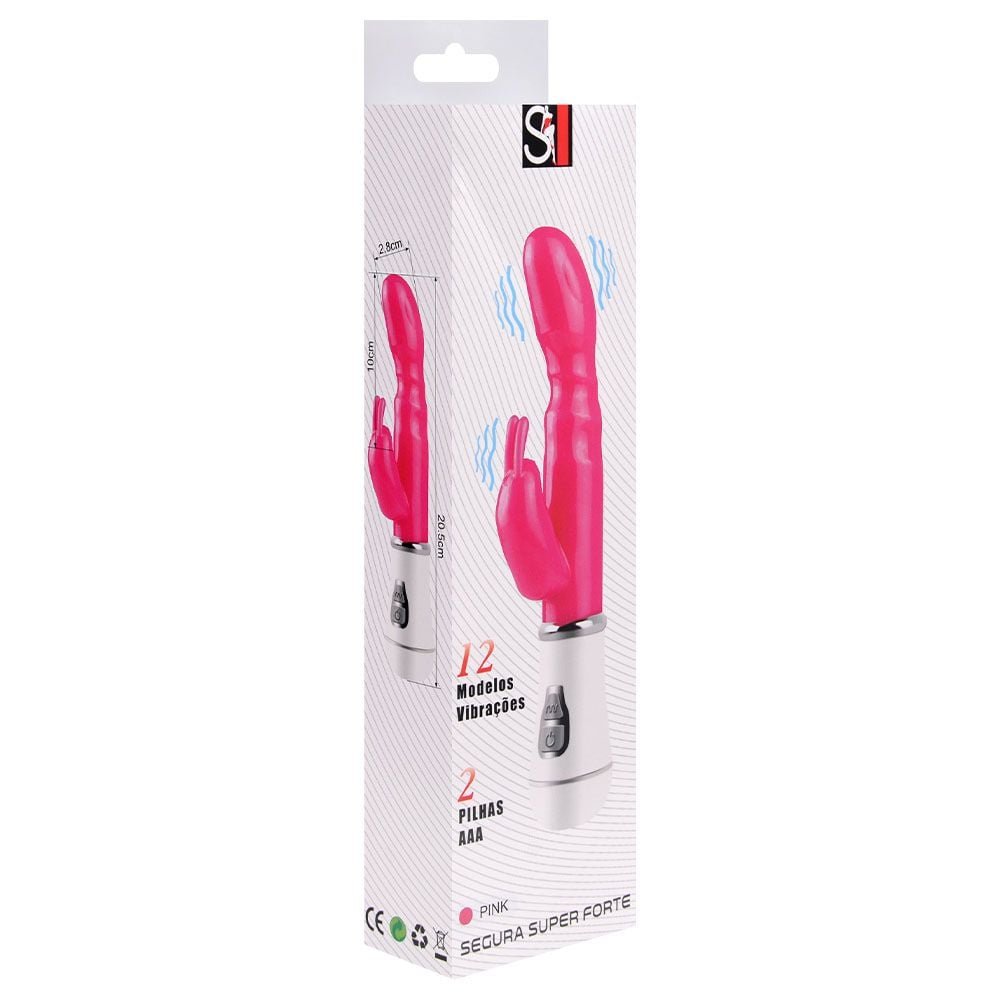 Vibrador Ponto G Jelly Duplo Motor Sexy Import