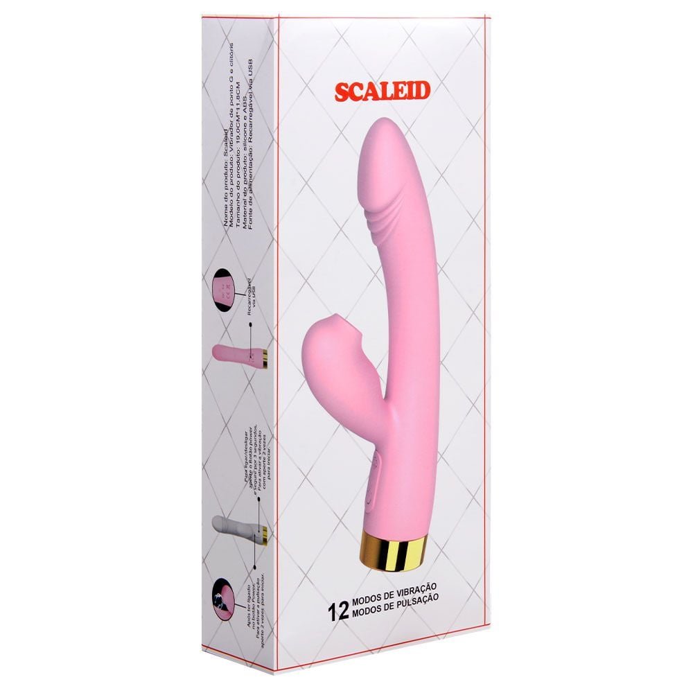 Vibrador Ponto G Pulsação 12 Modos Scaleid Sexy Import