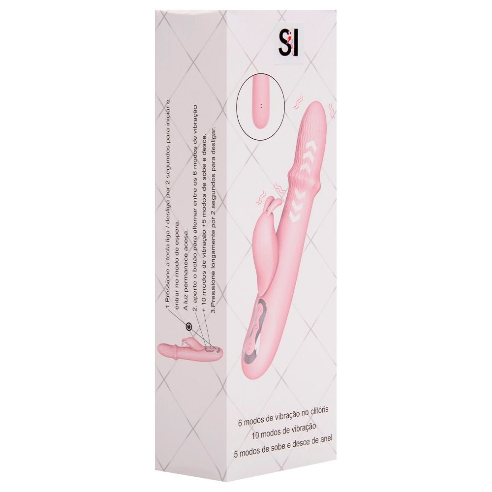 Vibrador Ponto G Pulsação Vai Vem Rabbit Sexy Import